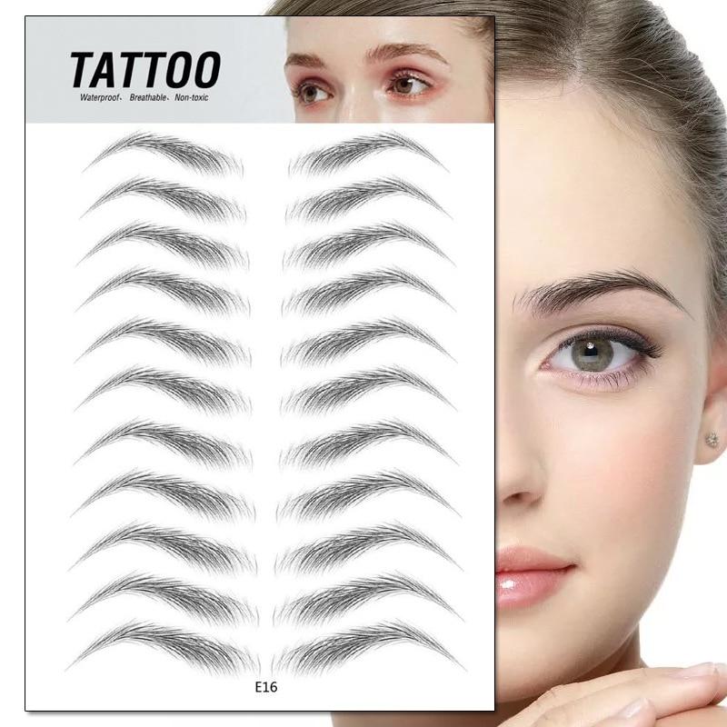 4D Waterproof Eyebrow Tattoo Stickers.