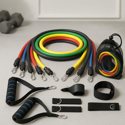 11-Piece Resistance Band Workout Set | Home Gym Fitness Kit