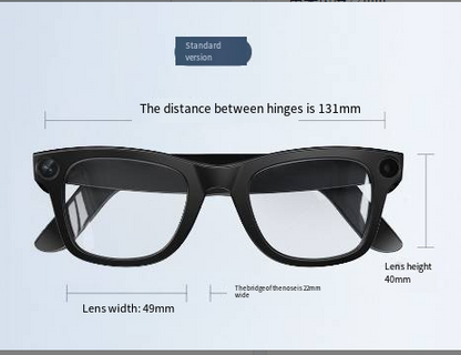 AI Camera Smart Glasses.