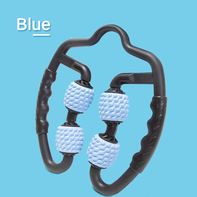 U-Shape 360° Massage Roller – Full Body Relief.