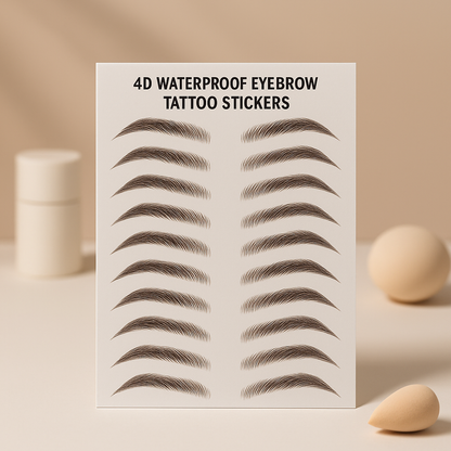 4D Waterproof Eyebrow Tattoo Stickers.