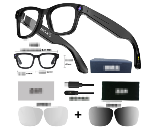 AI Camera Smart Glasses.