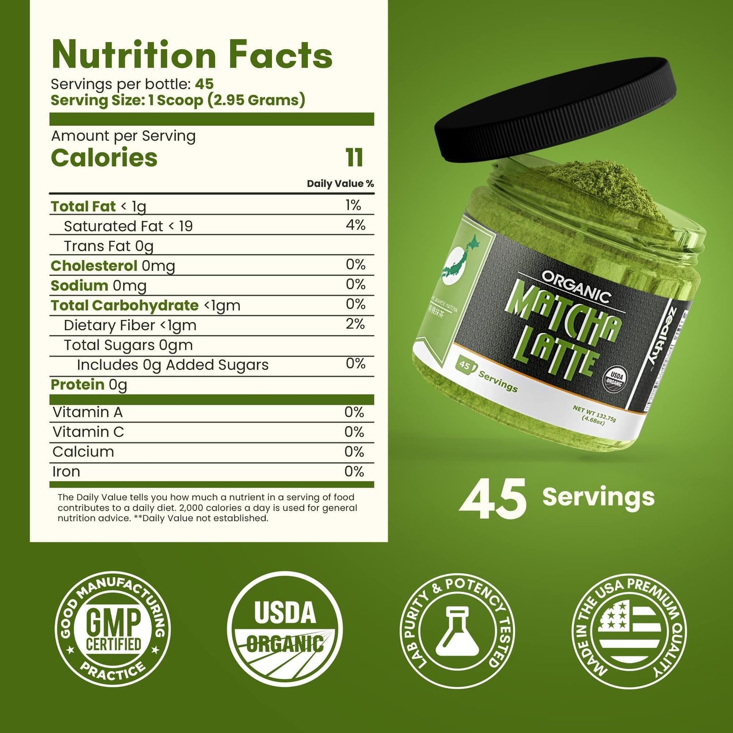 Pure Matcha Energy Mix.