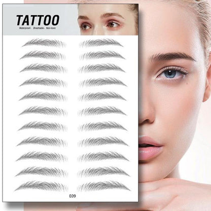 4D Waterproof Eyebrow Tattoo Stickers.