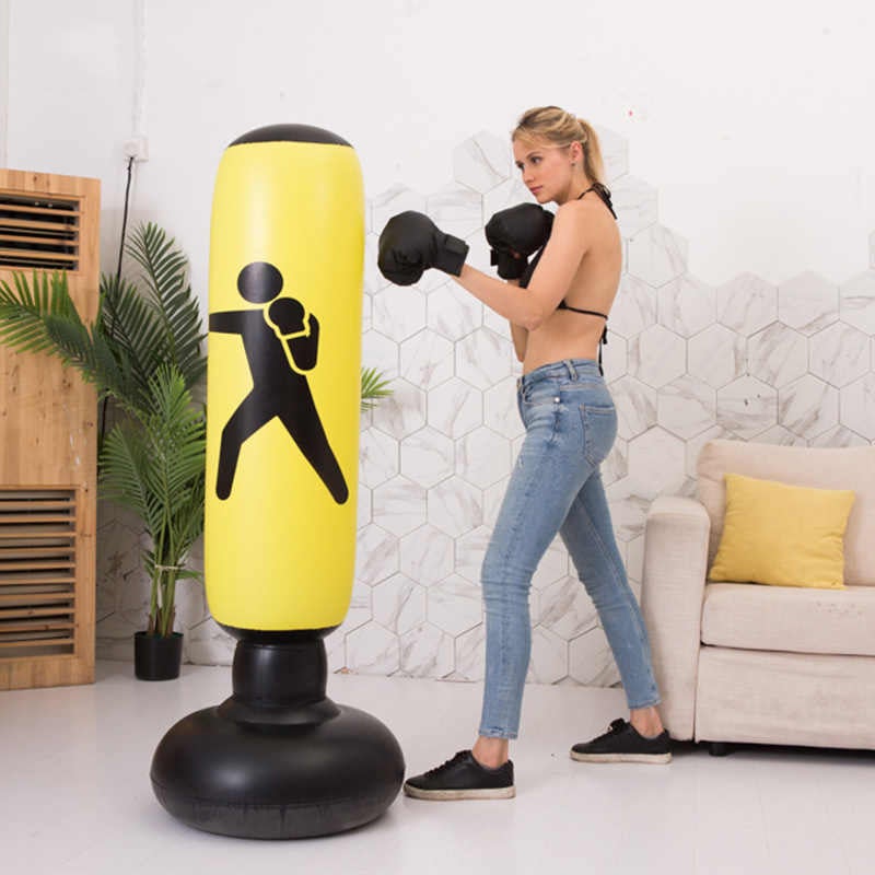 Inflatable Punching Bag Trainer.