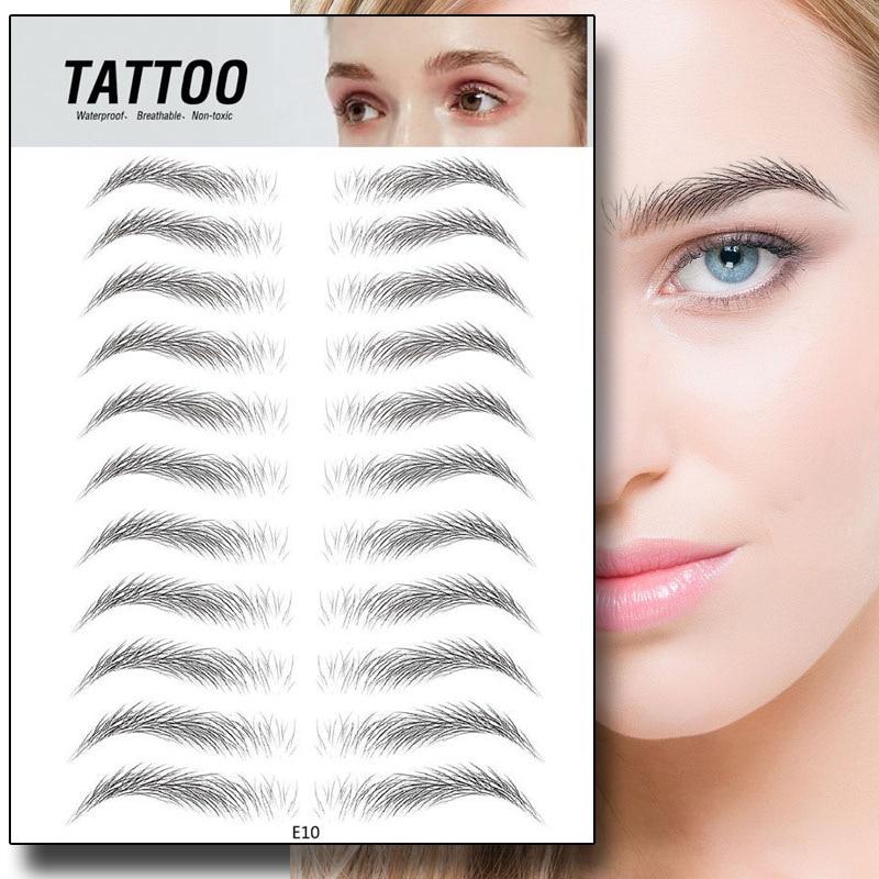 4D Waterproof Eyebrow Tattoo Stickers.