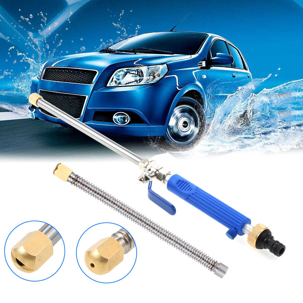 High-Pressure Hose & Nozzle.