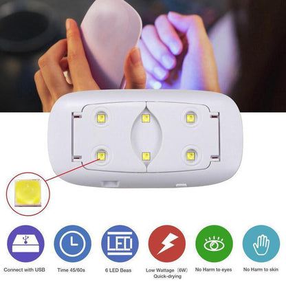 Mini LED UV Nail Dryer.