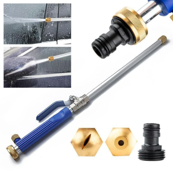 High-Pressure Hose & Nozzle.
