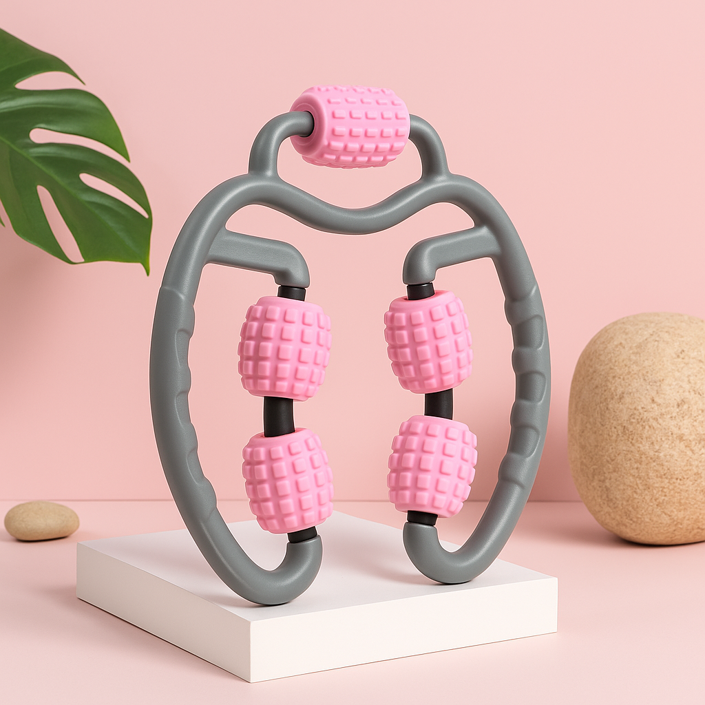 U-Shape 360° Massage Roller – Full Body Relief.