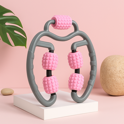 U-Shape 360° Massage Roller – Full Body Relief.