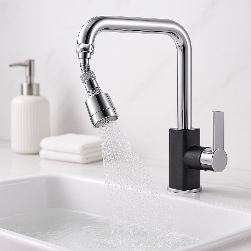 Universal Faucet Splash Guard Filter.