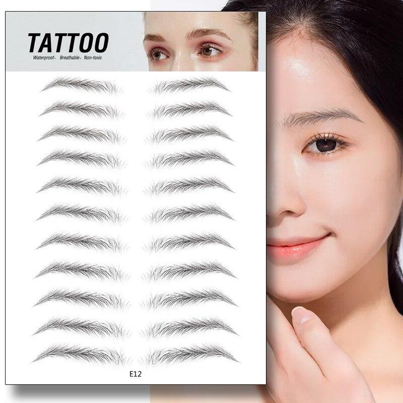 4D Waterproof Eyebrow Tattoo Stickers.