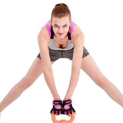Anti-Slip Half Finger Gym Gloves.