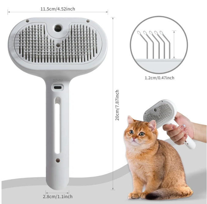 Pet Hair Spray Brush.