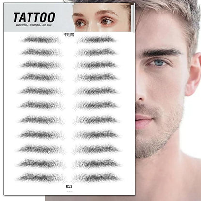 4D Waterproof Eyebrow Tattoo Stickers.