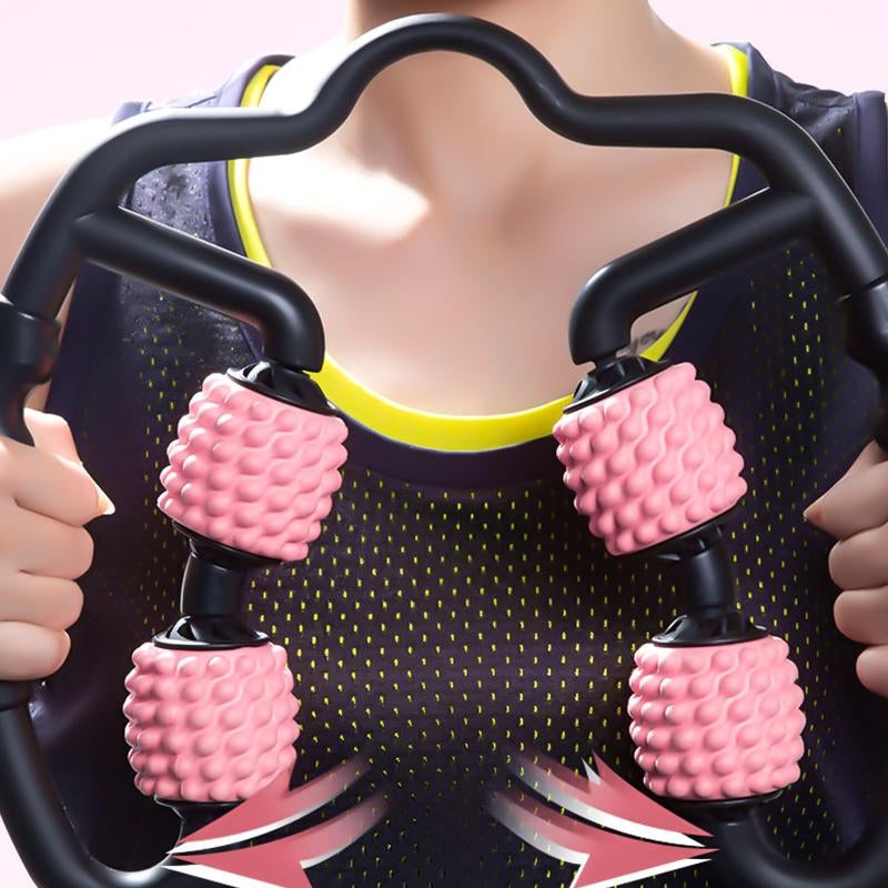 U-Shape 360° Massage Roller – Full Body Relief.