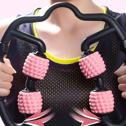 U-Shape 360° Massage Roller – Full Body Relief.