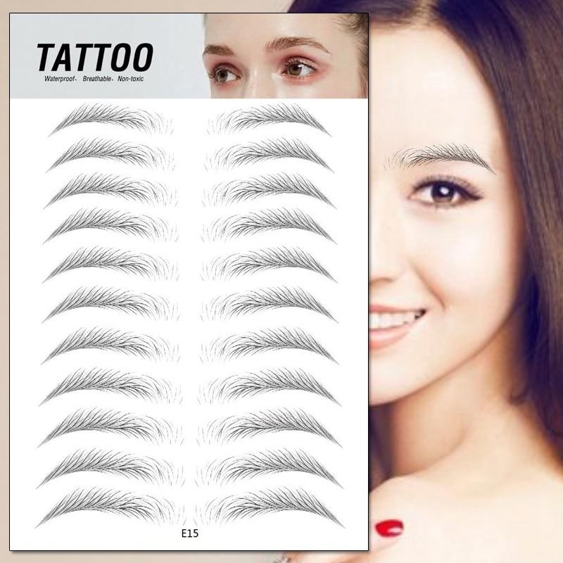 4D Waterproof Eyebrow Tattoo Stickers.