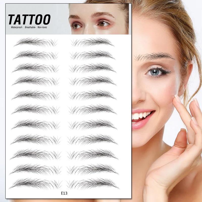 4D Waterproof Eyebrow Tattoo Stickers.