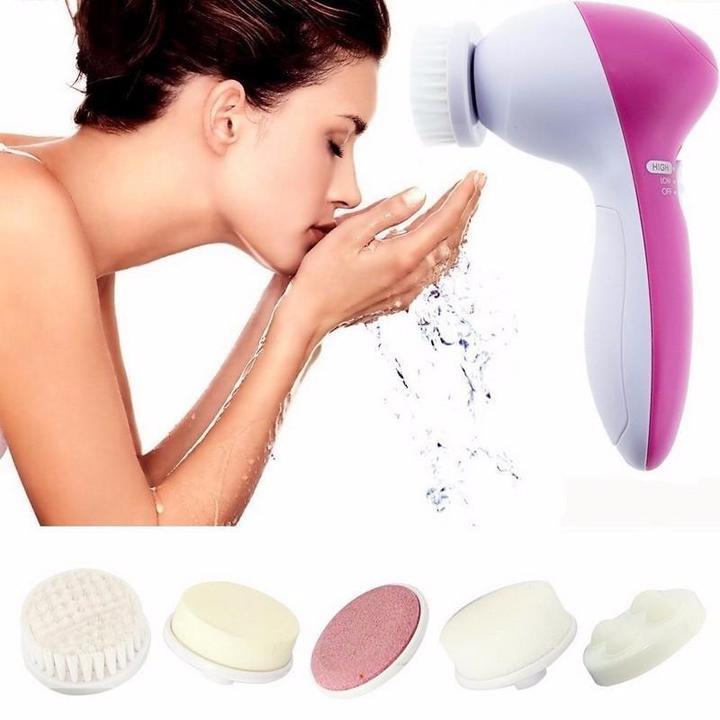 5 in 1 Electric Facial Cleansing Brush Set.